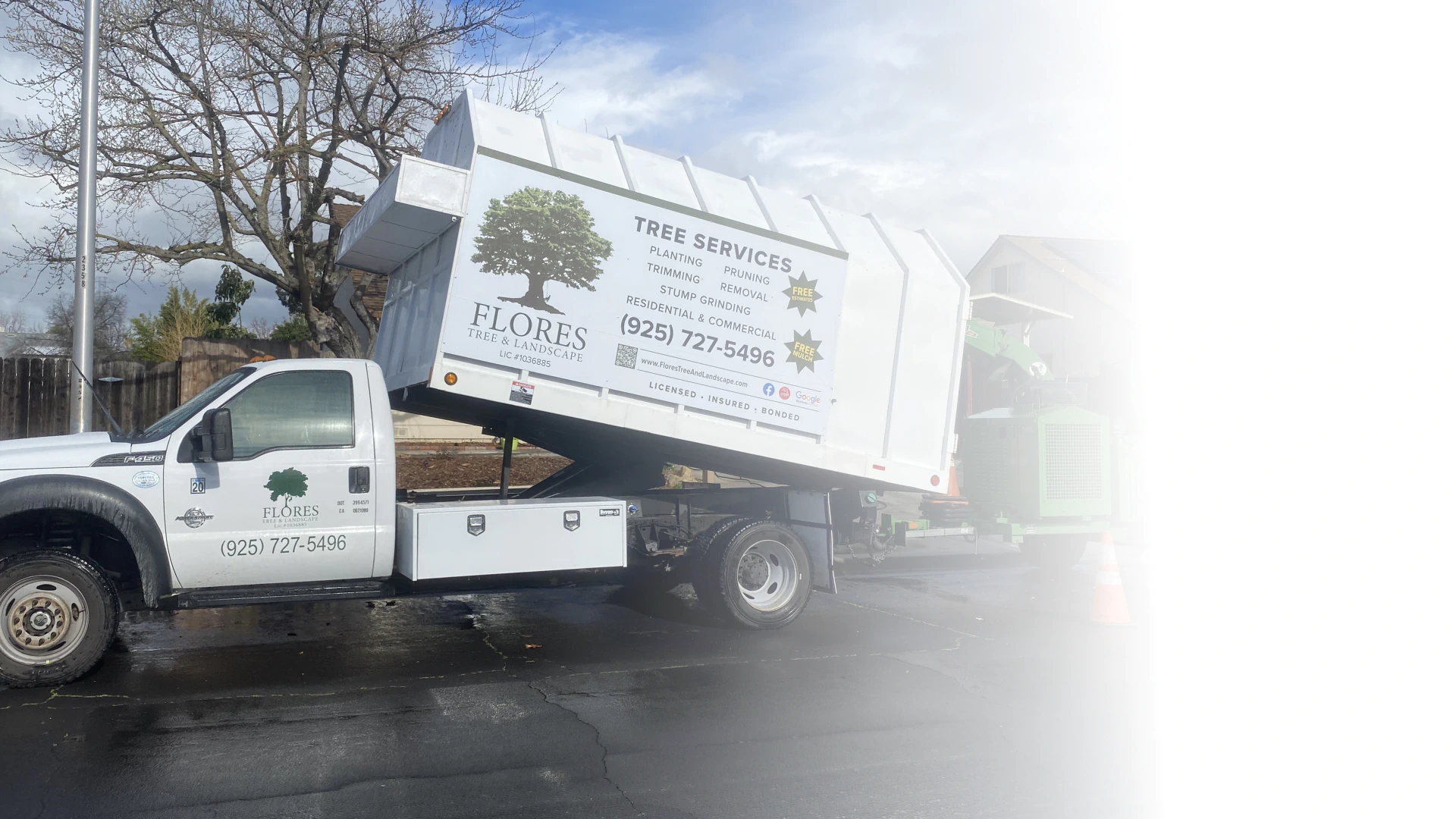 Flores tree and landscape truck